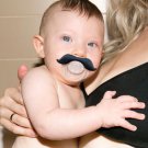 Funny Baby Mustache Pacifier Moustache Teeth Dummy Child Soother