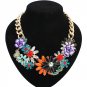 Punk Double Layer Metal Pendant Necklace 2838