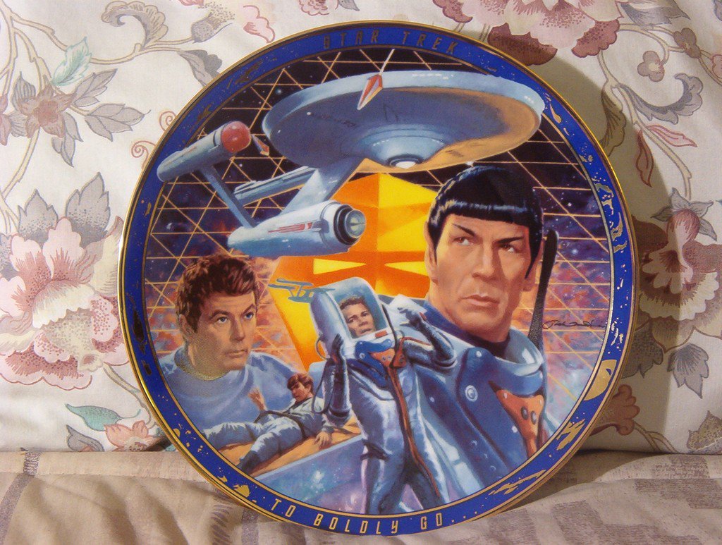 HAMILTON Star Trek Tholian Web Decor Plate 1996