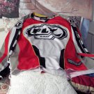 FLY Motocross Motorcycle Shirt 208 Red White Grey Sz XL