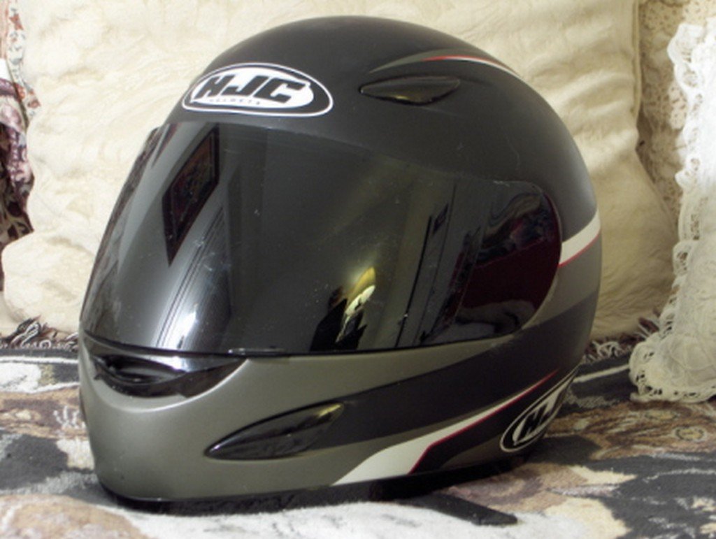 HJC Black Grey Motorcycle Helmet CL-14 Amazon-Used