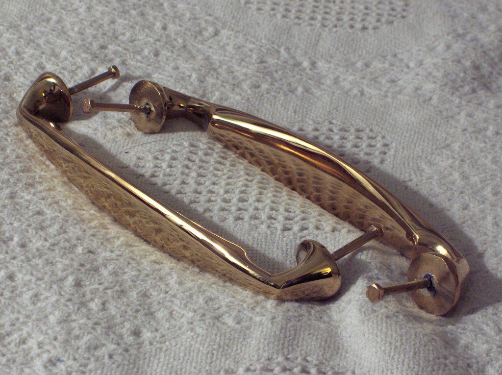 HANDLE Pulls 2 Cabinet Door Gate Drawer 9in Unused Knob