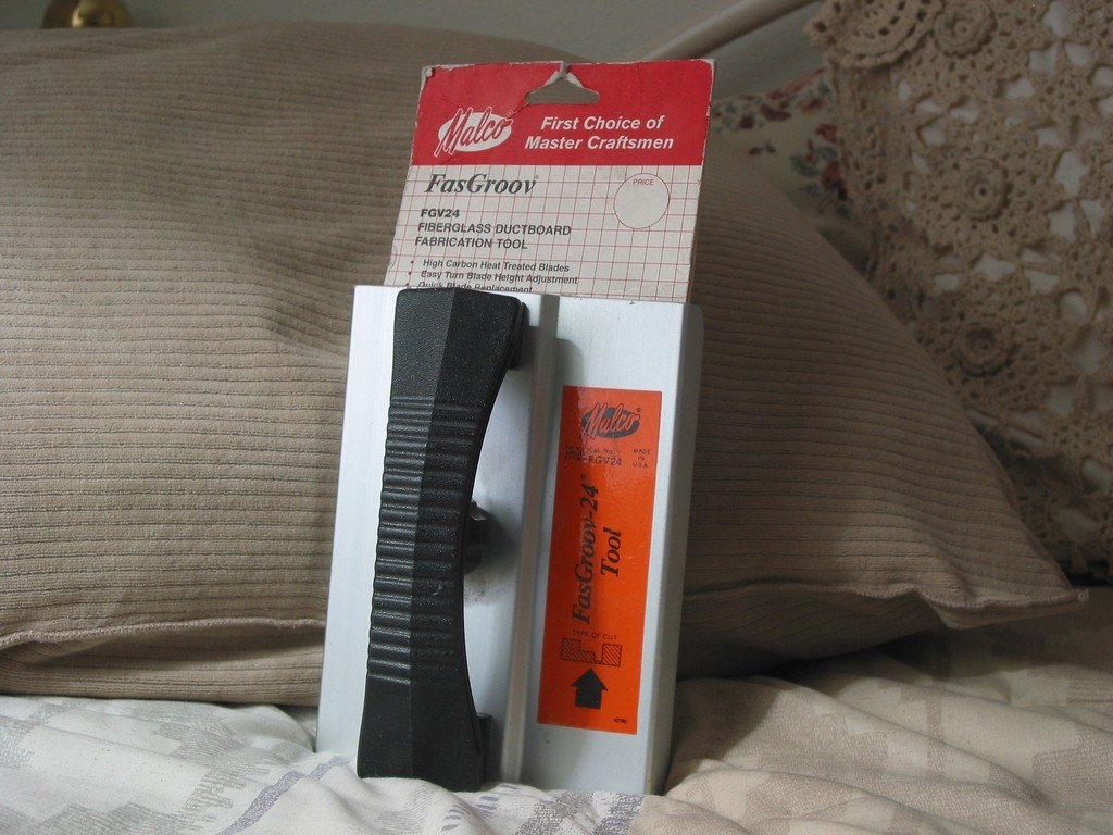 MALCO FASGROOVE Ductboard Fabrication Tool HVAC FGV24