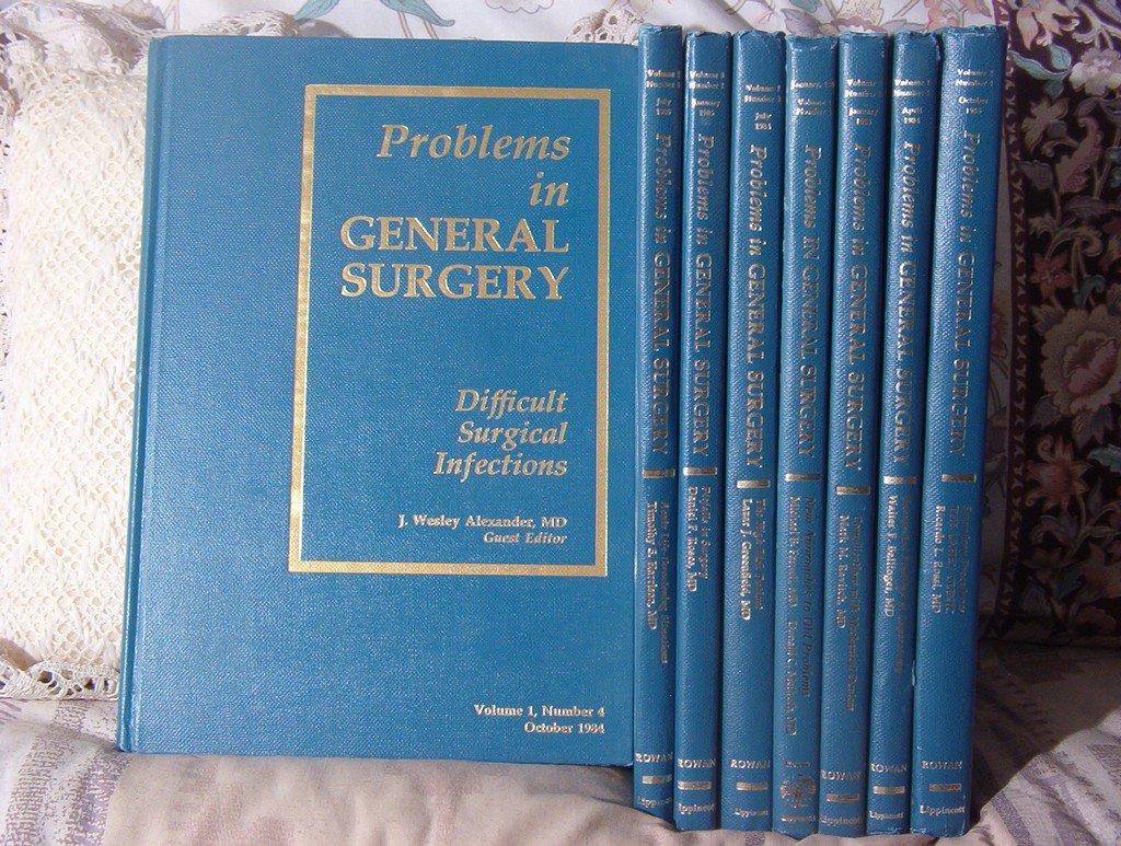 PROBLEMS IN GENERAL SURGERY 8 Book 1984 Medical Doctor
