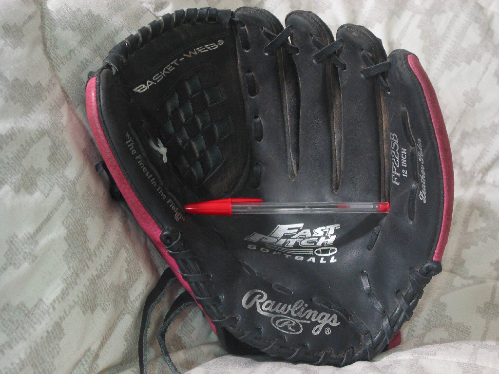 RAWLINGS FP22SB Pink Kid Baseball Glove 12 Inch Used
