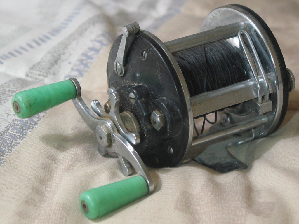 PENN PEER 109 Vintage Deep Sea Open Fishing Reel Used