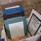 PICTURE FRAME 20 Acid Free 8 X 10 Photo Mats Unused 4 Colors