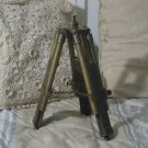 TELESCOPE TRIPOD Small Solid Brass Old World Look Desk And Table Friendly Used