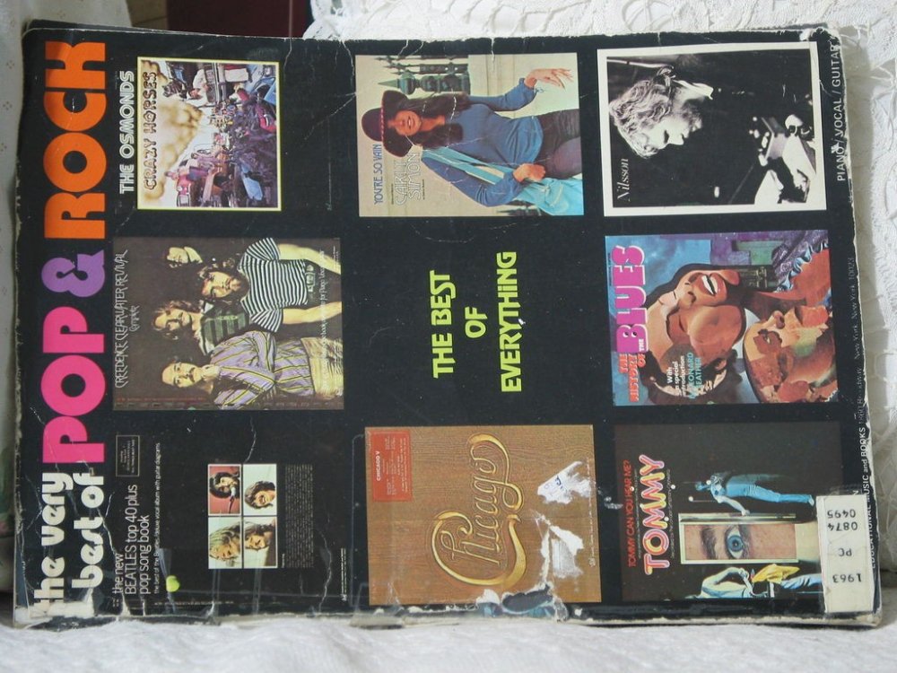 MUSIC SONG BOOK The Very Best of Pop and Rock 1975