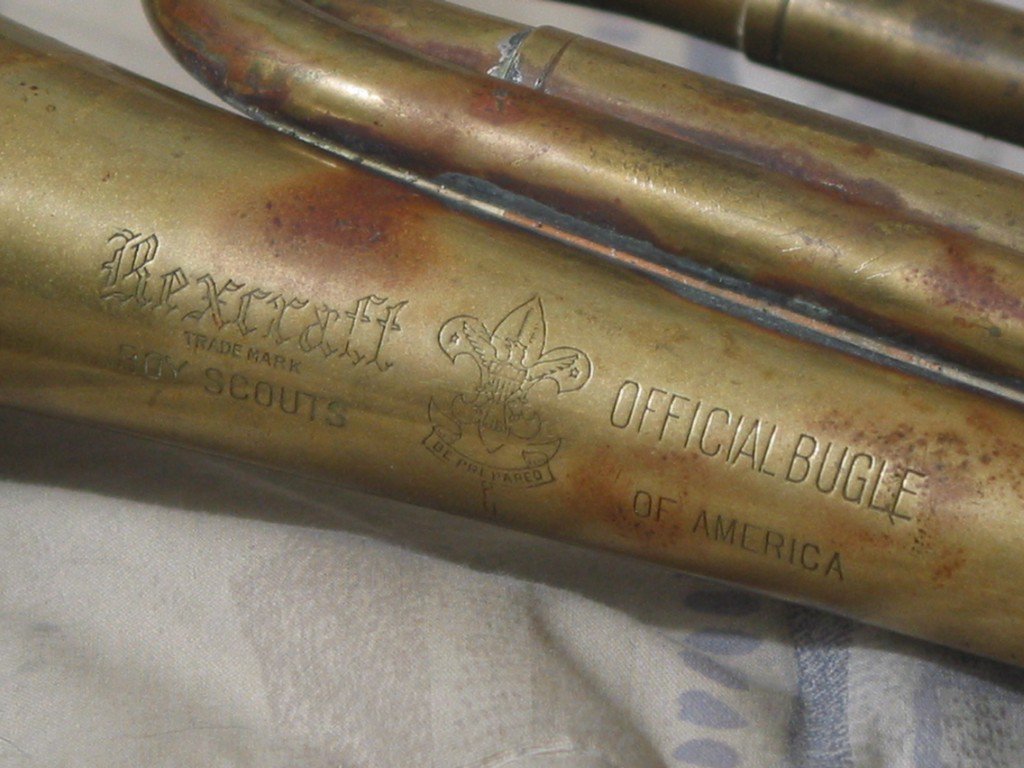 REXCRAFT Boy Scout Official Bugle Horn REX CRAFT USA