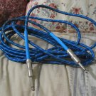 C B I Prism Blue Instrument Cable 20 ft Guitar Cord