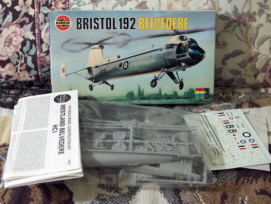 BRISTOL BELVEDERE 192 British Helicopter Model Kit 03002 Airfix 1/72