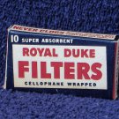 ROYAL DUKE Pipe Filters In Original Box Vintage Smoking