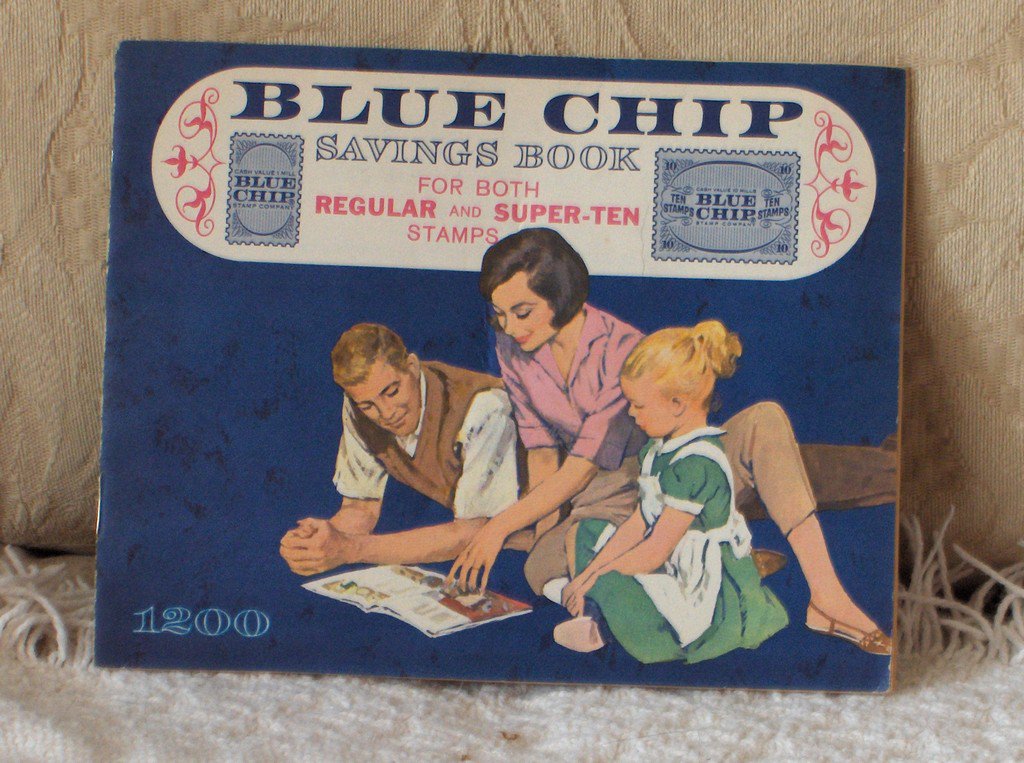 BLUE CHIP STAMP Empty Booklet 1200 Regular or Super 10