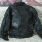 CELLINI Black Patchwork Leather Jacket Size M Used