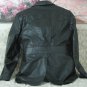 JEAN PIERRE Mid Length Leather Jacket Coat Size 42 Used