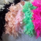 FEATHER BOAS Lot of 5 Assorted Colors 5 to 6 ft 2102