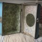 MAKEUP Blue Travel Train Hard Case Luggage Vintage Used