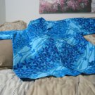 SLADE'S Hawaiian Shirt Blue Tones Size XL