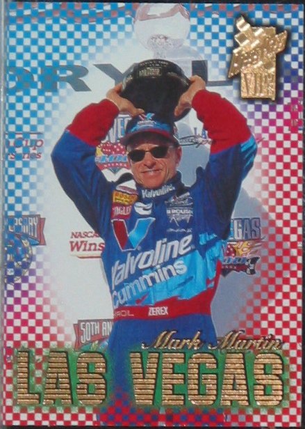 MARK MARTIN Las Vegas 1998 Press Pass VIP Nascar Trading Card No 47