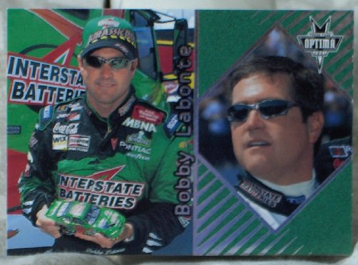 BOBBY LABONTE 2001 Press Pass Optima Nascar Trading Card No 11