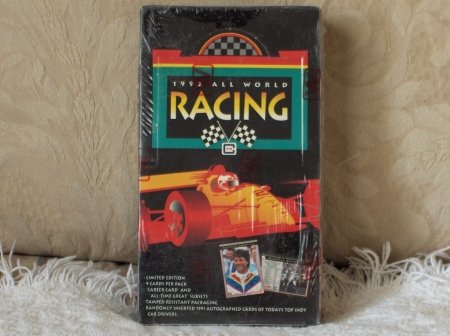 ALL WORLD 1992 Indy Racing Sport Cards Unopened Box