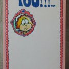 MARK 1 Inc. 1976 Vintage Defect Greeting Card Style 93A Thinking Of You