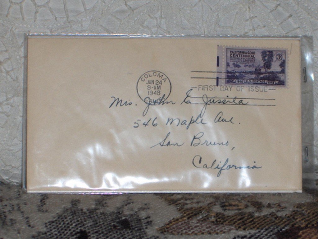 First Day Issue/Cover-Stamp-California Gold Centen. 1948 3c