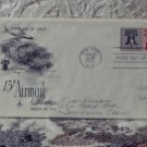 First Day Issue Cover Stamp U.S. Airmail 13c Stamp 1961