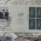 First Day Issue Cover Stamp Gardening Horticulture 1958 3c