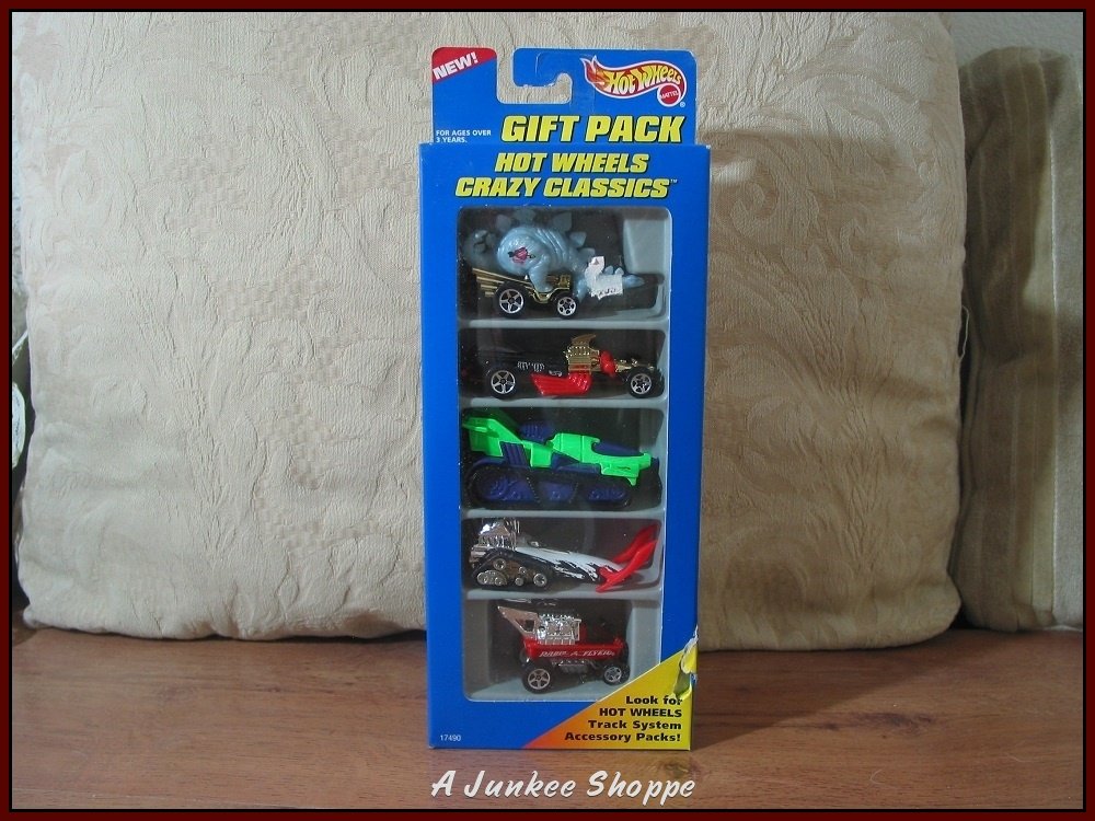 HOT WHEELS 1996 Crazy Classics Gift Pack 1st Year 5 Vehicle Reproduction Set