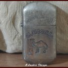 CAMEL CIGARETTE Liquid Fuel Promotional Pocket Lighter 1990's Era Distressed
