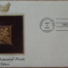 POSTAL SERVICE 22K Gold Replica Stamp First Day Of Issue Botanical Prints Citron