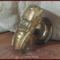 CAR Solid Heavy Brass Plated Metal Trophy Award Topper Ornament Unbranded