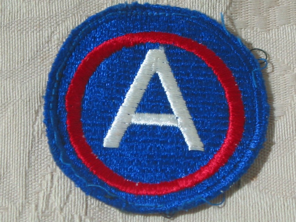 MILITARY SHOULDER PATCH 3rd (Third) United States Army Central No Vietnam Combat