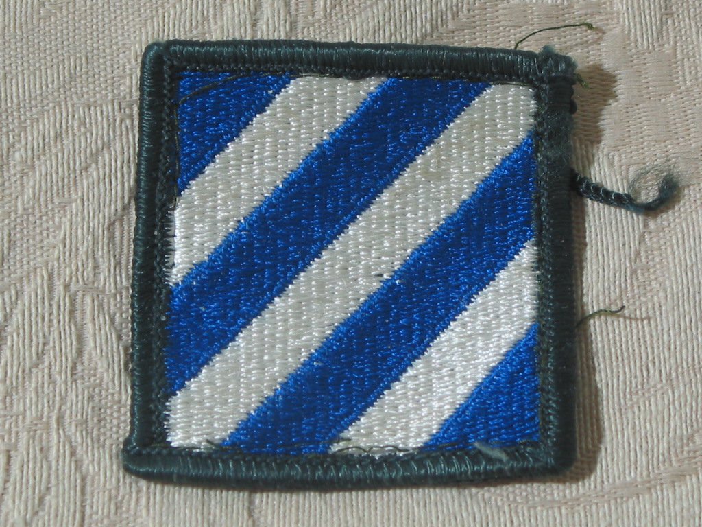MILITARY SHOULDER PATCH 3rd ( Third ) Infantry Division 