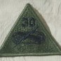 MILITARY SHOULDER PATCH 30th Armored (Old Hickory) Brigade Subdued Vietnam Era No Combat