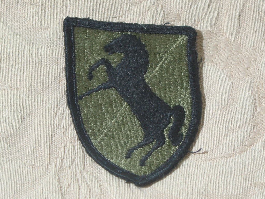 MILITARY SHOULDER PATCH 11th Armored Cavalry Assault Regiment Vietnam 1966 - 72
