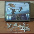 STARSHIP TROOPERS Wasp Trooper Squad 2005 Mongoose Publish. 910016 Missing Parts