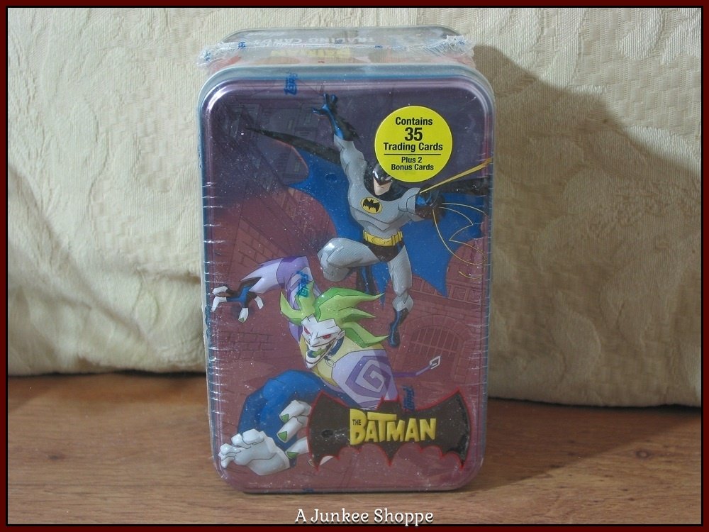 The Batman Cartoon Network 04 08 35 Trading Card Set In Sealed Joker Tin