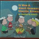 CHARLIE BROWN It Was A Short Summer 1970 1st Printing Childrens Story Book Used