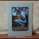 MIKE PIAZZA Super Slam 3D Type Photograph Portrait 1995 Baseball Fan Card Used
