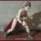 PRINCESS LEIA Slave Chained Star Wars 1998 Applause 7 1/2" Vinyl Action Figure Loose