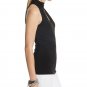 WHITE HOUSE BLACK MARKET $78 Stretch HighNeck Gold Button Ruched Keyhole Top S-M