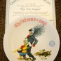 Norman Rockwell Christmas 1993 "The Tree Brigade" Vintage Collector Plate w/COA