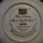 Coca Cola Franklin Mint 1993 "The Pause That Refreshes" Vintage Christmas Plate w/24k Gold, COA