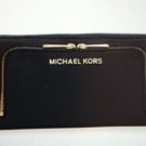 Authentic MICHAEL Michael Kors Bedford Medium Zip Wallet Midnight Navy Blue