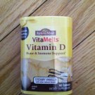 Nature Made Vitamin D Vitamelts Creamy Vanilla 60 Tablets Bone Immune Health