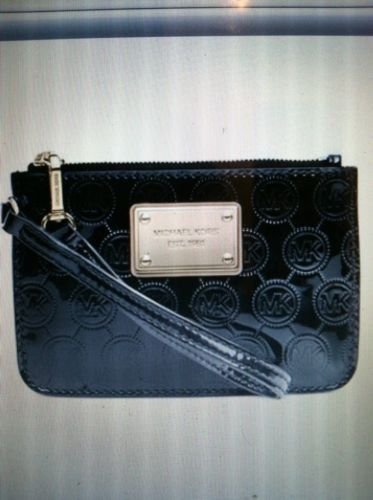 Authentic Michael Kors Black Jet Set Small Wristlet 32S12JSW1Z