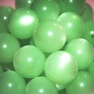 Vintage 10 Moonglow Honeydew Lucite Beads 16 MM GR2
